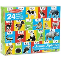Melissa & Doug - Animal Alphabet Floor Puzzle 24pc