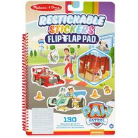 Melissa & Doug - Paw Patrol - Restickable Stickers Flip-Flap Pad - Classic Missions