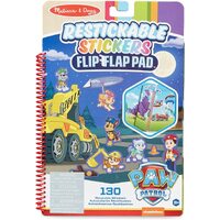 Melissa & Doug - Paw Patrol - Restickable Stickers Flip-Flap Pad - Ultimate Rescue