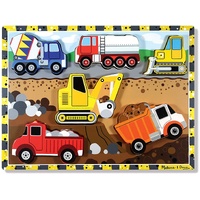 Melissa & Doug - Construction Chunky Puzzle 6pc