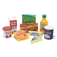 Melissa & Doug - Wooden Fridge Food Set