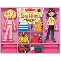 Melissa & Doug - Abby & Emma Magnetic Dress-Up