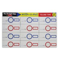 Melissa & Doug - Telling Time Write-A-Mat