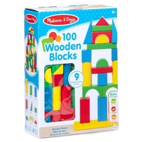 Melissa & Doug - 100 Wood Block Set