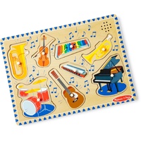 Melissa & Doug - Musical Instruments Sound Puzzle 8pc