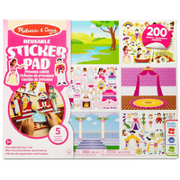 Melissa & Doug - Reusable Sticker Pad - Princess Castle
