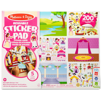 Melissa & Doug - Reusable Sticker Pad - Princess Castle