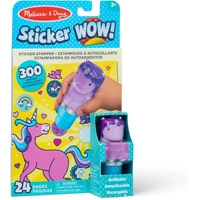 Melissa & Doug - Sticker WOW! Sticker Stamper & Activity Pad - Purple Unicorn