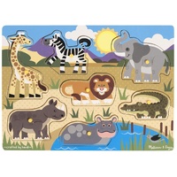 Melissa & Doug - Safari Peg Puzzle