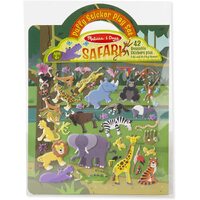 Melissa & Doug - Reusable Puffy Sticker Play Set - Safari