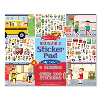 Melissa & Doug – Reusable Sticker Pad My Town