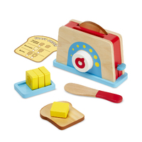 Melissa & Doug - Let's Play House! Toaster, Bread & Butter Set