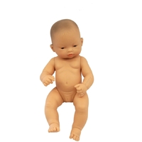 Miniland - Baby Doll Asian Girl 32cm