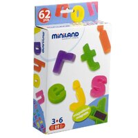 Miniland - Magnetic Small Letters, 62 pcs