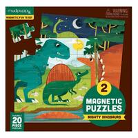 Mudpuppy - Magnetic Puzzle - Mighty Dinosaurs