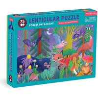 Mudpuppy - Forest Day & Night Lenticular Puzzle 75pc