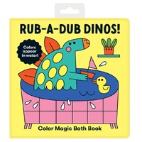 Mudpuppy - Rub-A-Dub Dinos Colour Magic Bath Book