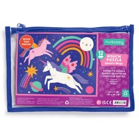 Mudpuppy - Unicorn Magic Pouch Puzzle 12pc