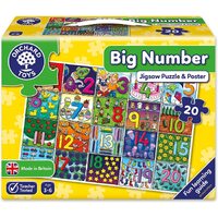 Orchard Toys - Big Number Puzzle 20pc