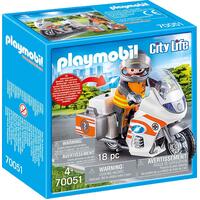 Playmobil - Emergency Motorbike 70051