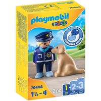 Playmobil - 1.2.3 Police Officer with Dog