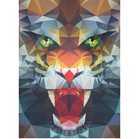 Ravensburger - Polygon Lion Puzzle 500pc