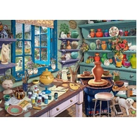 Ravensburger - Pottery Studio Sanctuary Large Format Puzzle 500pc