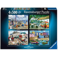 Ravensburger - Happy Days - Holidays Puzzle 4x500pc