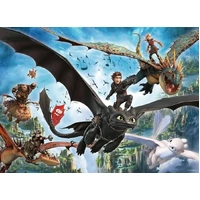 Ravensburger - How to Train your Dragon: Dragons and Heroes Puzzle 150pc