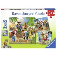 Ravensburger - Adventure on the High Seas Puzzle 3x49pc 