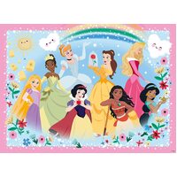 Ravensburger - Disney Strong, Beautiful and Brave Glitter Puzzle 100pc