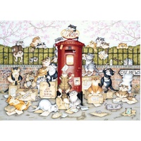 Ravensburger - Crazy Cats Lost in the Post Puzzle 1000pc