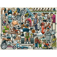 Ravensburger - Athletic Fit Large Format Puzzle 750pc