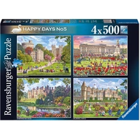 Ravensburger - Happy Days - Royal Residences Puzzle 4x500pc