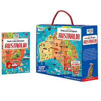 Sassi - Travel, Learn & Explore - Australia Puzzle + Book