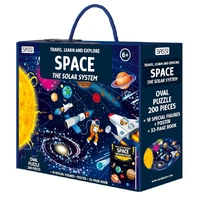Sassi - Travel, Learn & Explore - Space Puzzle + Book