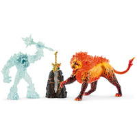 Schleich - Battle for the Superweapon  Frost Monster vs. Fire Lion 42455