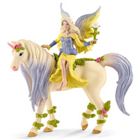 Schleich - Fairy Sera with Blossom Unicorn 70565