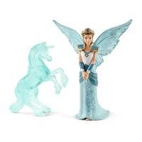 Schleich - Eyela with Unicorn-Ice-Sculpture 70587