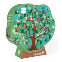 Scratch Europe - Tree Contour Puzzle 59pc