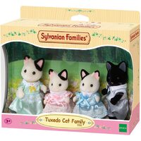 Sylvanian Families - Tuxedo Cat Family