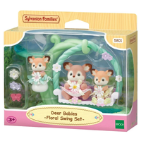 Sylvanian Families - Deer Babies - Floral Swing Set