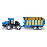 Siku - New Holland Knicklenker with Silage Trailer