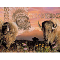 Sunsout - Keeper of the Plains Puzzle 500pc