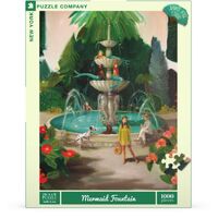 New York Puzzle Company - Mermaid Fountain Puzzle 1000pc