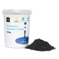 EC - Tempera Powder Paint 450gm Black