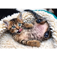 Trefl - Cheerful Kitten Puzzle 1000pc