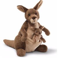 Gund - Jirra Kangaroo with Joey 25cm