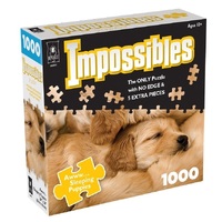 BePuzzled - Impossibles: Sleeping Puppies Puzzle 1000pc