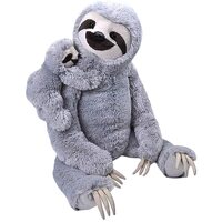 Wild Republic - Mum & Baby Sloth Jumbo Plush Toy 76cm